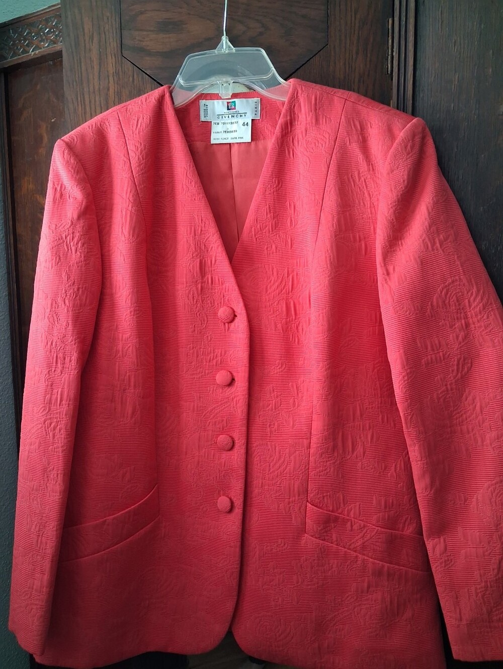 Givenchy Boutiques Quilted Skirt Suit